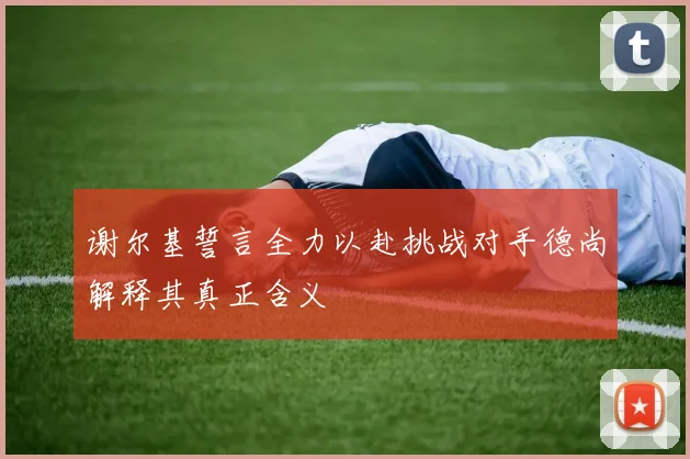谢尔基誓言全力以赴挑战对手德尚解释其真正含义